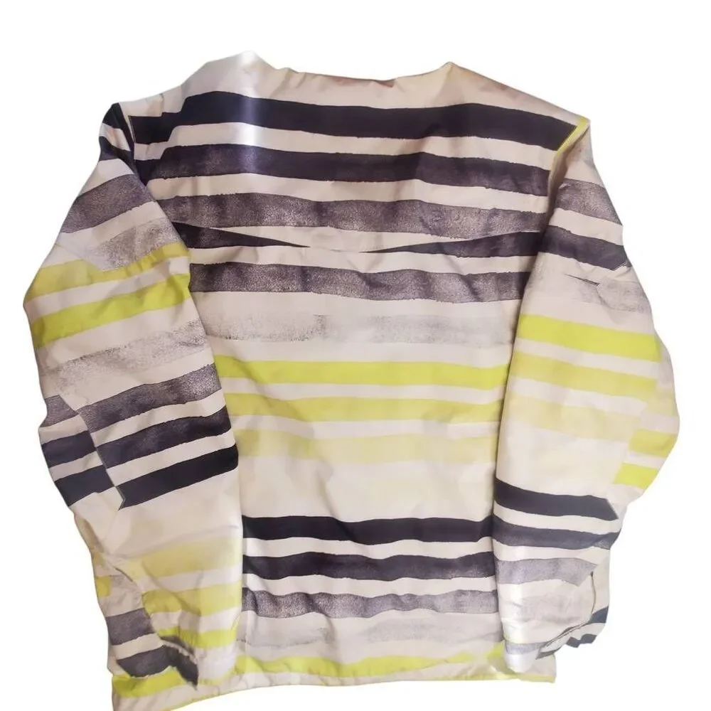VTG Burton RONIN Gore-Tex Snowboard Jacket Men's Large L Striped Y2K Baggy